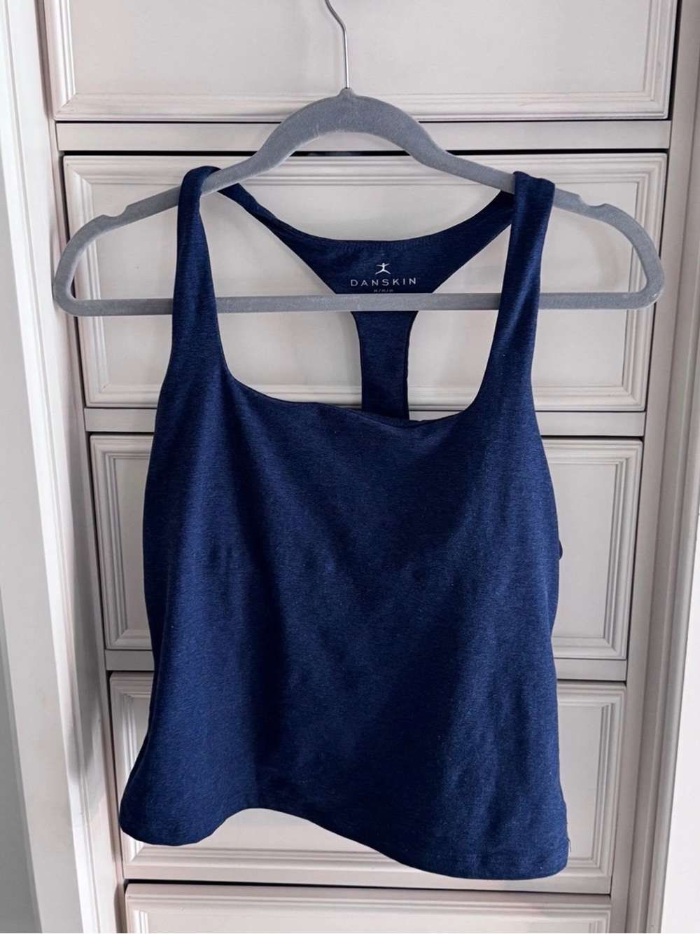 Danskin Navy Blue Racerback Tank Top